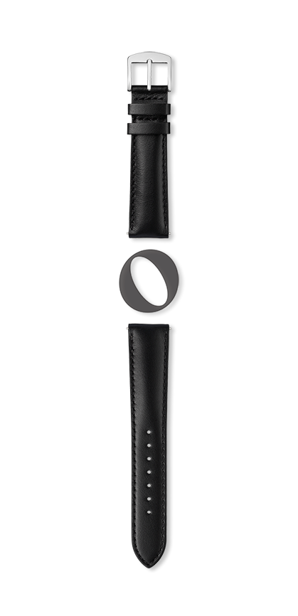 Bracelet montre NEW YORK (Noir, Noir, 12/10, 110/70, Femme) - Photo 2