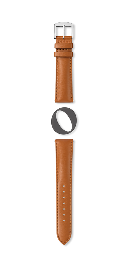 Bracelet montre NEW YORK (Marron, Cognac, 12/10, 110/70, Femme) - Photo 2