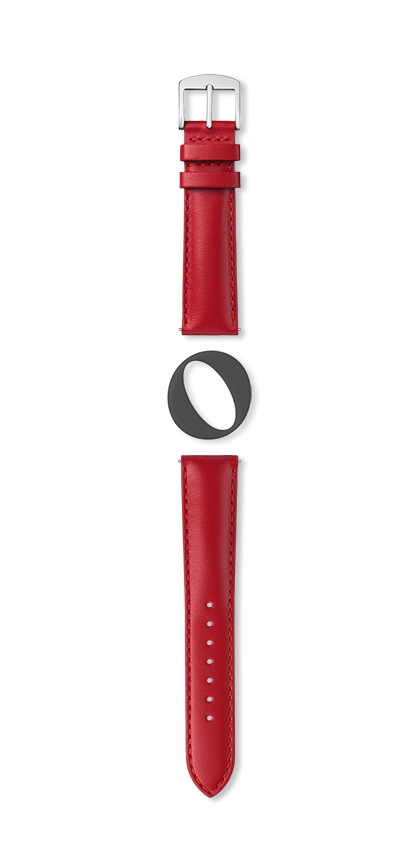 Bracelet montre NEW YORK (Rouge, Rouge, 12/10, 110/70, Femme) - Photo 2