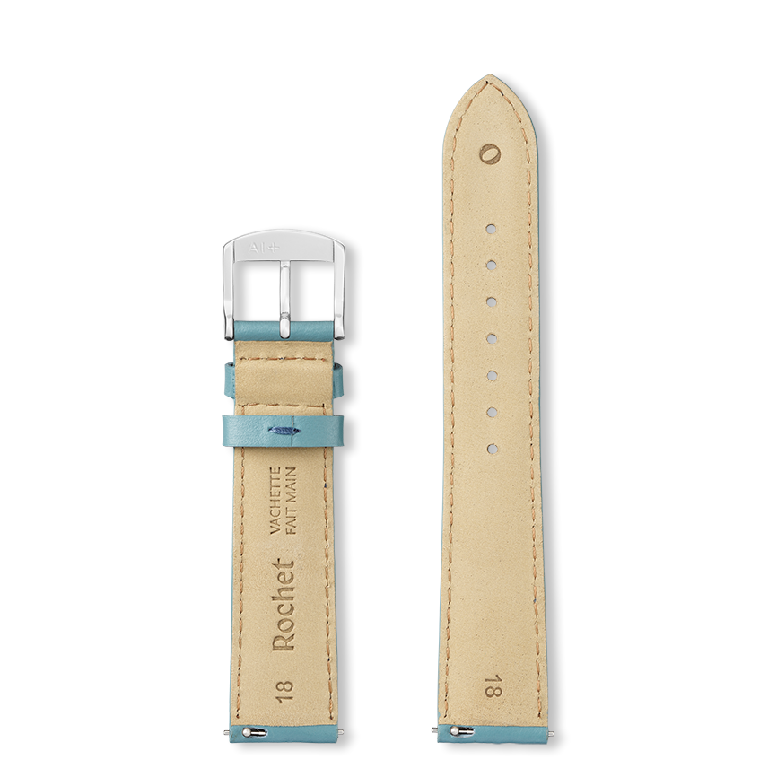 Bracelet montre NEW YORK (Bleu, Bleu ciel, 12/10, 110/70, Femme) - Photo 5