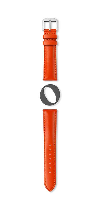 Bracelet montre NEW YORK (Orange, Orange, 12/10, 110/70, Femme) - Photo 2