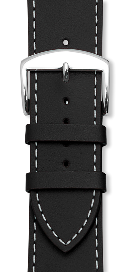 Bracelet montre MANHATTAN A (Noir, Noir, 22/20, 110/70) - Photo 2