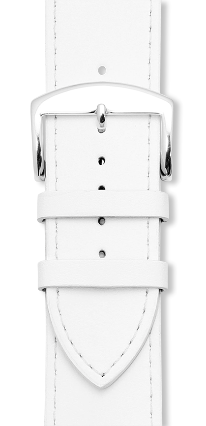 Bracelet montre MANHATTAN A (Blanc, Blanc, 22/20, 110/70) - Photo 2