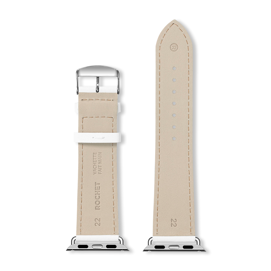 Bracelet montre MANHATTAN A (Blanc, Blanc, 22/20, 110/70) - Photo 5