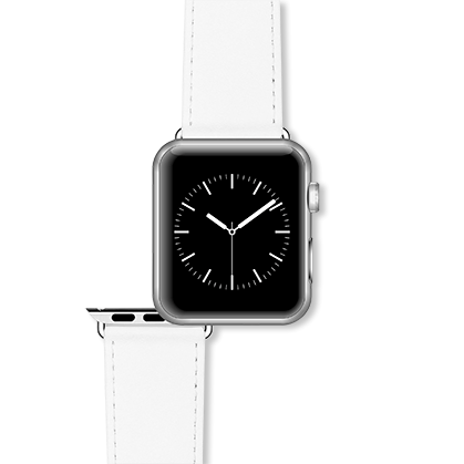 Bracelet montre MANHATTAN A (Blanc, Blanc, 22/20, 110/70) - Photo 4