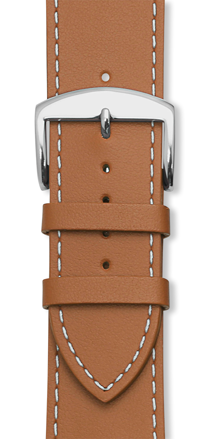 Bracelet montre MANHATTAN A (Marron, Cognac, 22/20, 110/70) - Photo 2