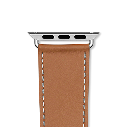 Bracelet montre MANHATTAN A (Marron, Cognac, 22/20, 110/70) - Photo 3