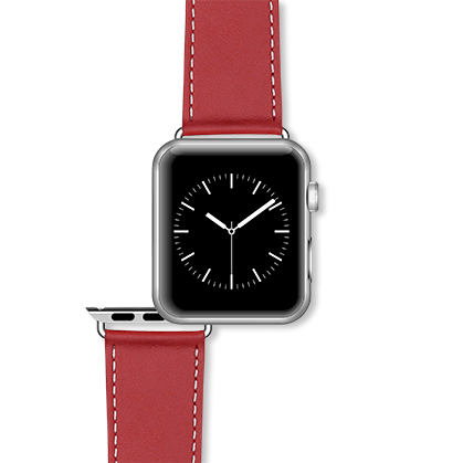 Bracelet montre MANHATTAN A (Rouge, Rouge, 22/20, 110/70) - Photo 4