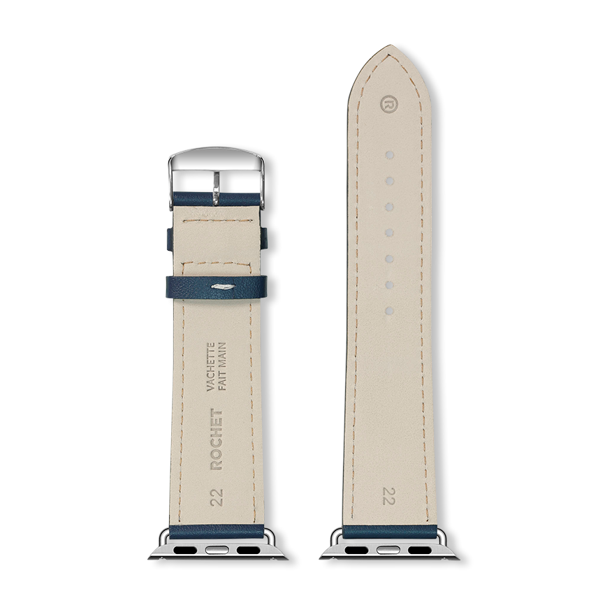 Bracelet montre MANHATTAN A (Bleu, Marine, 22/20, 110/70) - Photo 5