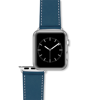 Bracelet montre MANHATTAN A (Bleu, Marine, 22/20, 110/70) - Photo 4