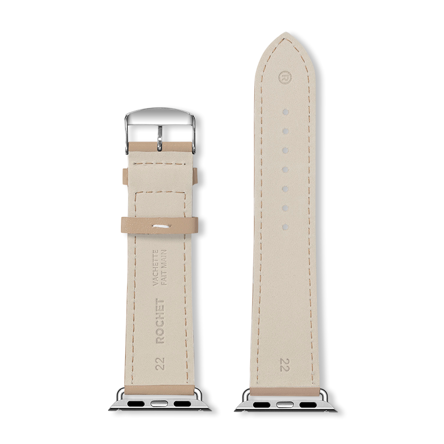 Bracelet montre MANHATTAN A (Beige, Nude, 22/20, 110/70) - Photo 5