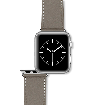 Bracelet montre MANHATTAN A (Marron, Taupe, 22/20, 110/70) - Photo 4