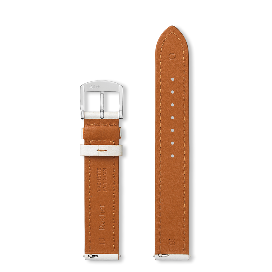 Bracelet montre MANHATTAN (Blanc, Blanc, 24/22, 110/70, Homme) - Photo 5