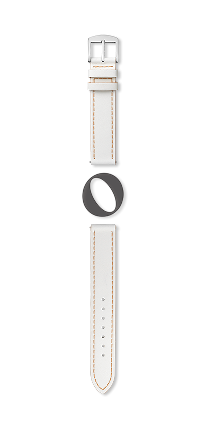 Bracelet montre MANHATTAN (Blanc, Blanc, 24/22, 110/70, Homme) - Photo 2