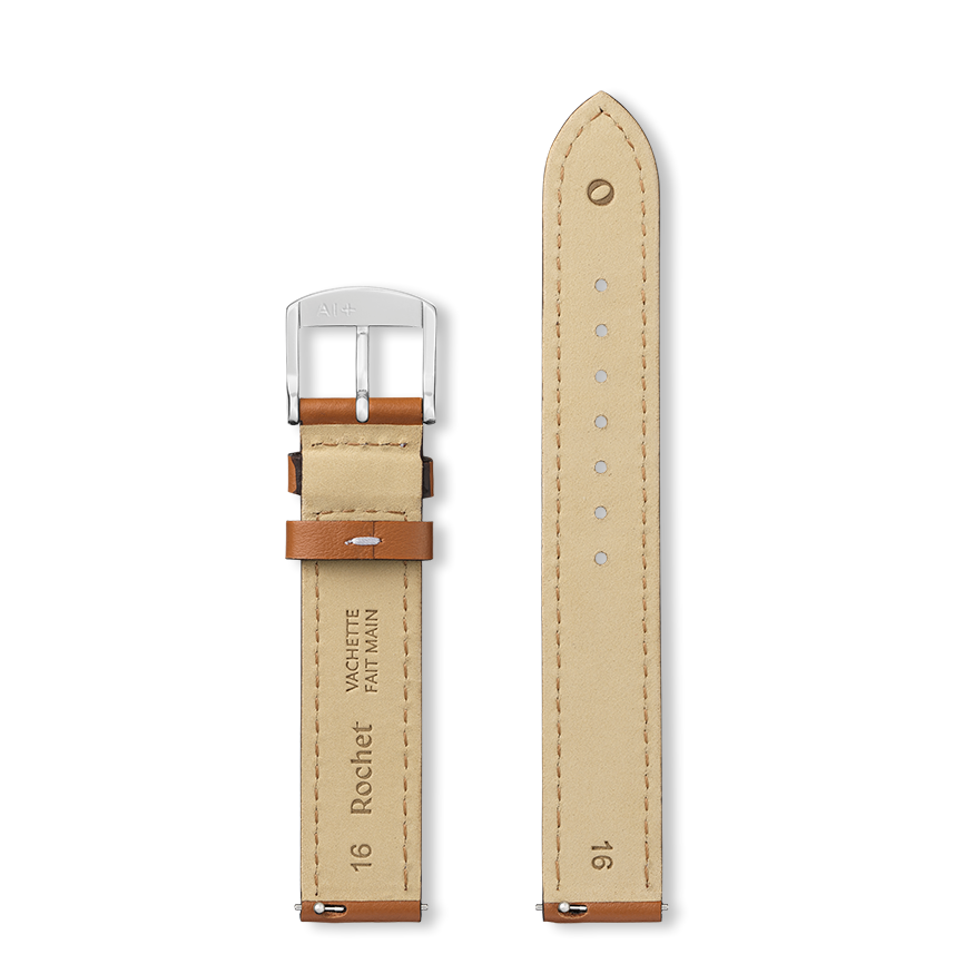 Bracelet montre MANHATTAN (Marron, Cognac, 24/22, 110/70, Homme) - Photo 5