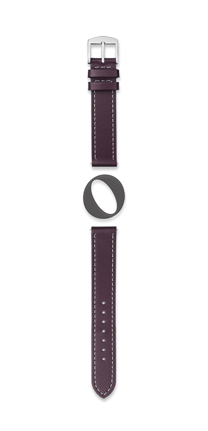 Bracelet montre MANHATTAN (Violet, Aubergine, 14/14, 110/70, Femme) - Photo 2