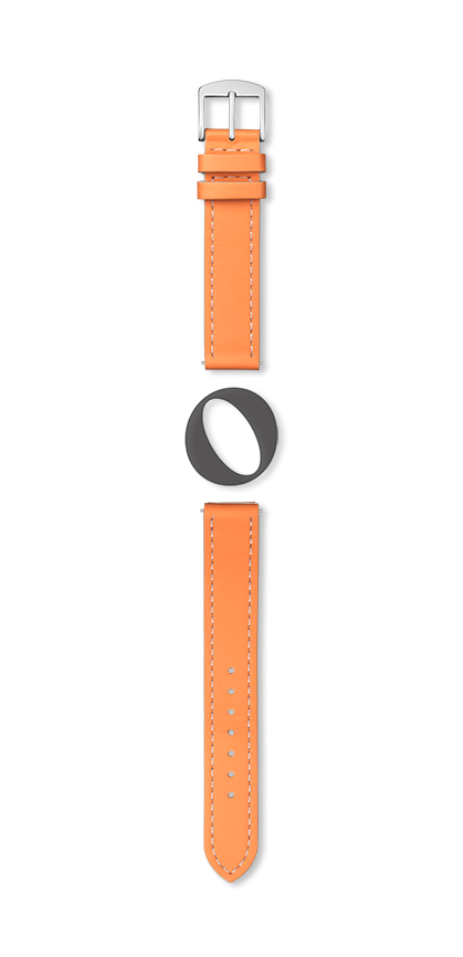 Bracelet montre MANHATTAN (Orange, Abricot, 14/14, 110/70, Femme) - Photo 2