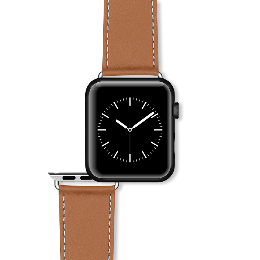MANHATTAN DT A watch strap (Brown, Cognac, 38/40, 270/70, Woman) - Picture 5