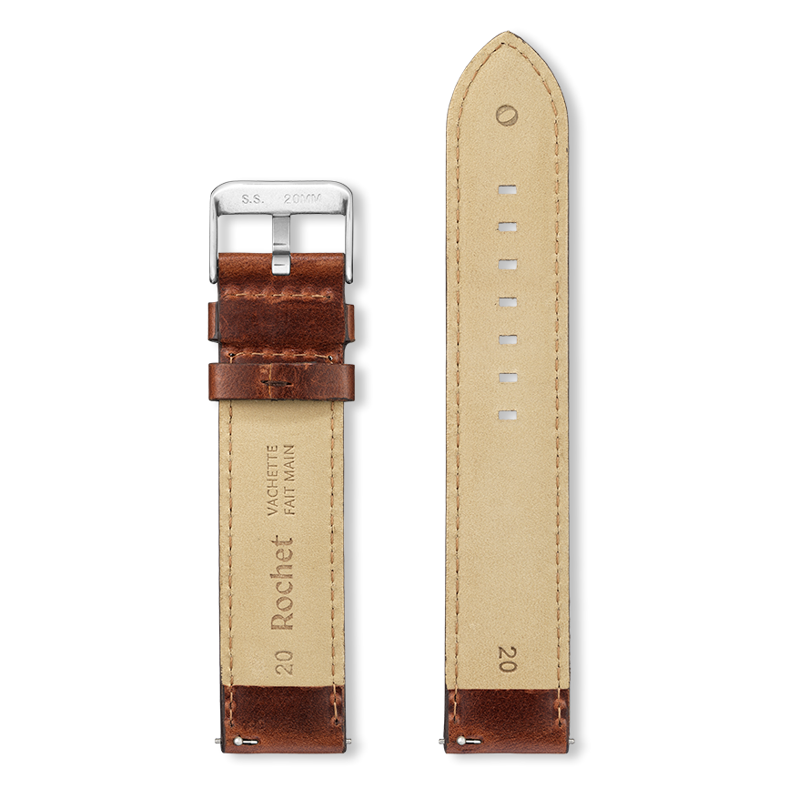 Bracelet montre IDAHO (Marron, Vison, 18/18, 115/80, Homme) - Photo 5