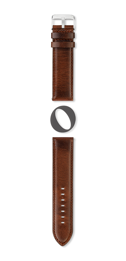 Bracelet montre IDAHO (Marron, Vison, 18/18, 115/80, Homme) - Photo 2