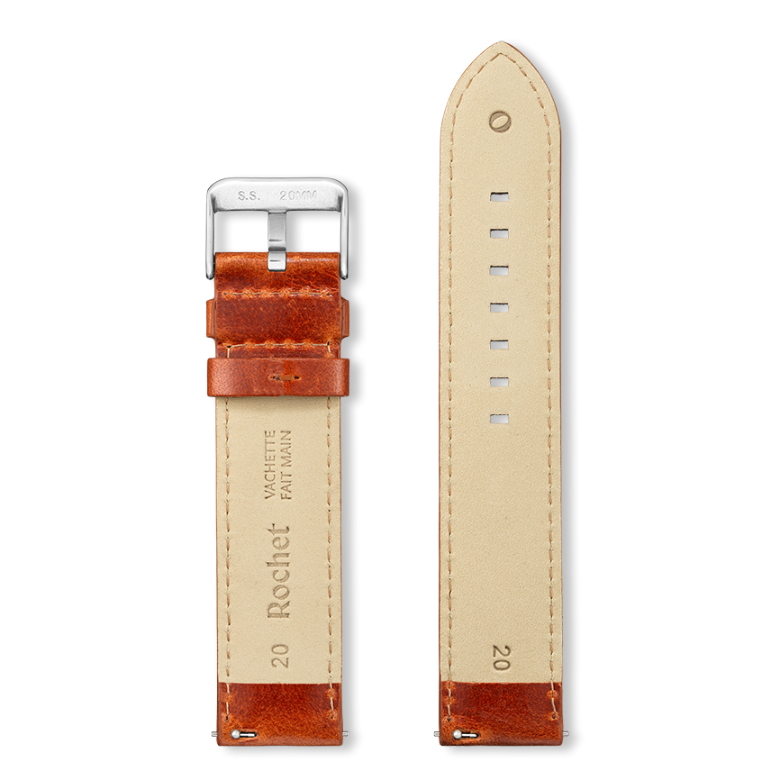 Bracelet montre IDAHO (Marron, Cognac, 20/20, 115/80, Homme) - Photo 5