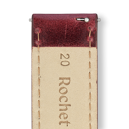 Bracelet montre IDAHO (Rouge, Bordeaux, 20/20, 115/80, Homme) - Photo 3