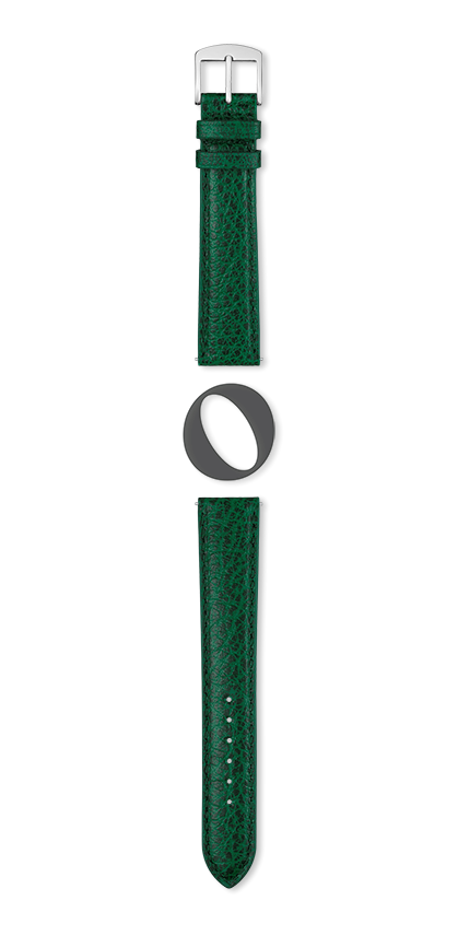 BUFFALO watch strap (Green, Empire green, 14/12, 110/70, Woman) - Picture 2