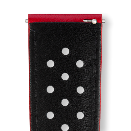 Bracelet montre SAN MARINO (Rouge, Rouge, 20/18, 115/80, Homme) - Photo 3