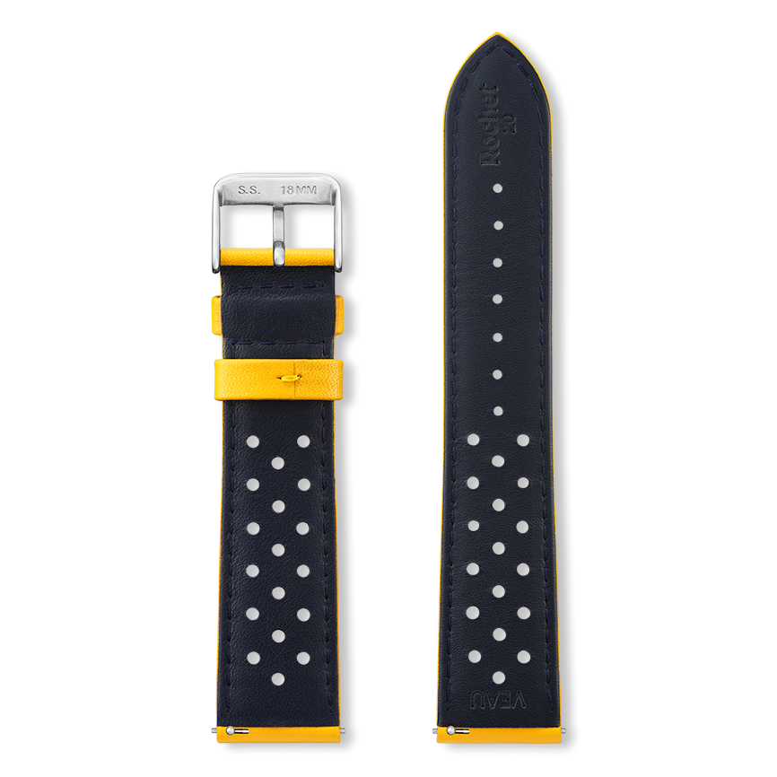 SAN MARINO watch strap (Yellow, Yellow, 22/20, 115/80, Man) - Picture 5