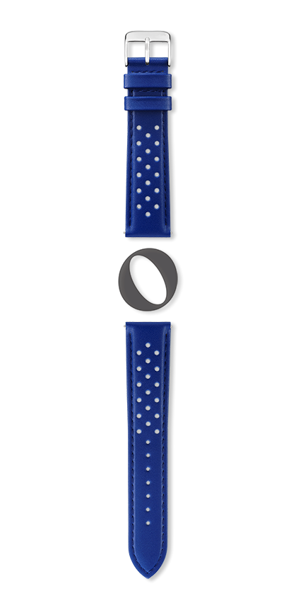 Bracelet montre SAN MARINO (Bleu, Bleu saphir, 20/18, 115/80, Homme) - Photo 2