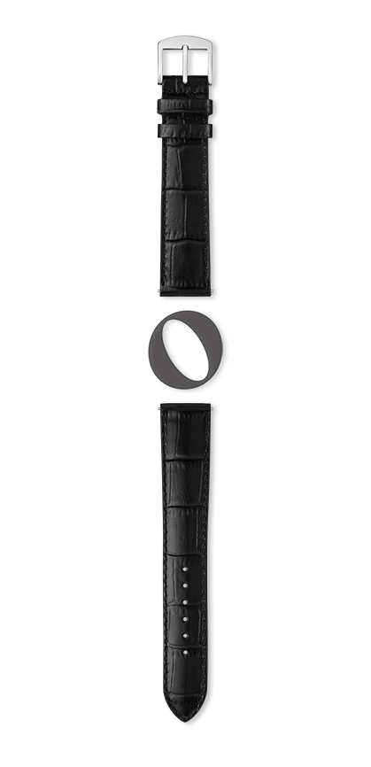 Bracelet montre YAOUNDE (Noir, Noir, 12/10, 110/70, Femme) - Photo 2