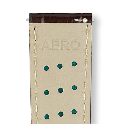 Bracelet montre YAOUNDE (Marron, Vison, 22/20, 115/80, Homme) - Photo 3