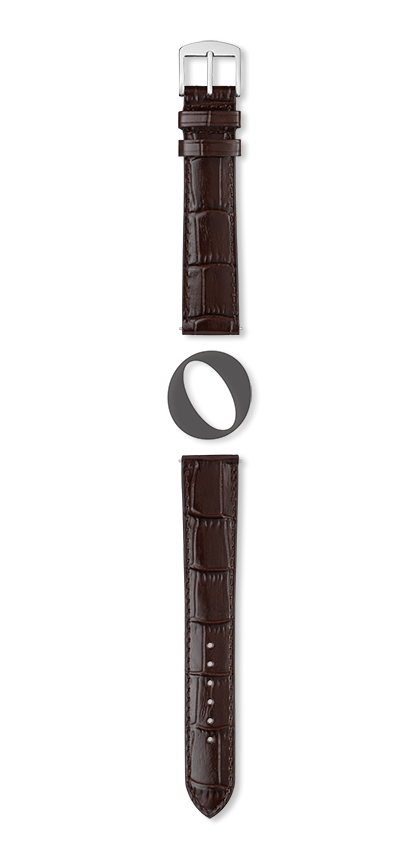 Bracelet montre YAOUNDE (Marron, Vison, 22/20, 115/80, Homme) - Photo 2
