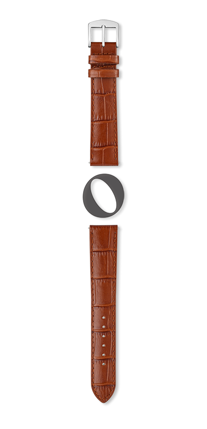 Bracelet montre YAOUNDE (Marron, Cognac, 12/10, 110/70, Femme) - Photo 2