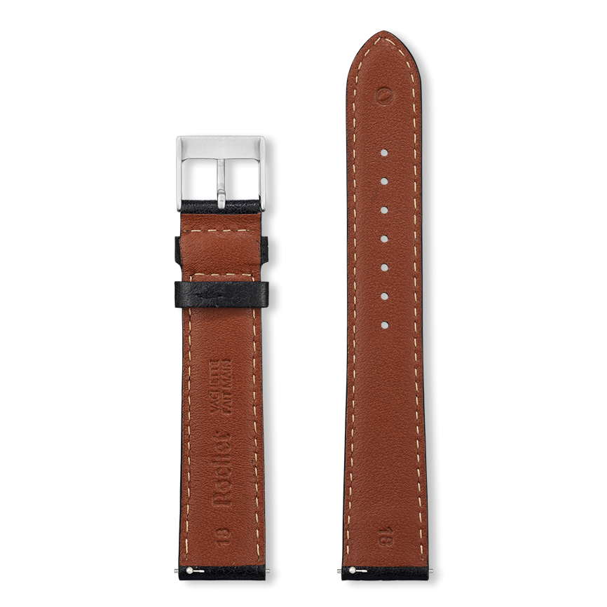 Bracelet montre TEXAS (Noir, Noir, 18/16, 115/80, Homme) - Photo 5