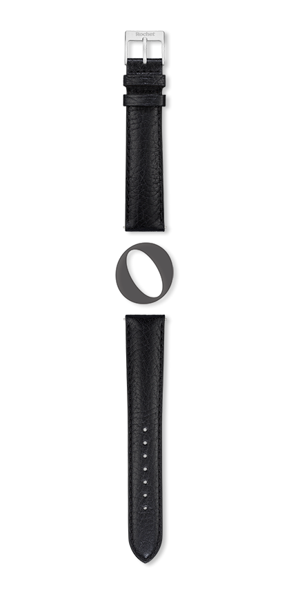 Bracelet montre TEXAS (Noir, Noir, 18/16, 115/80, Homme) - Photo 2