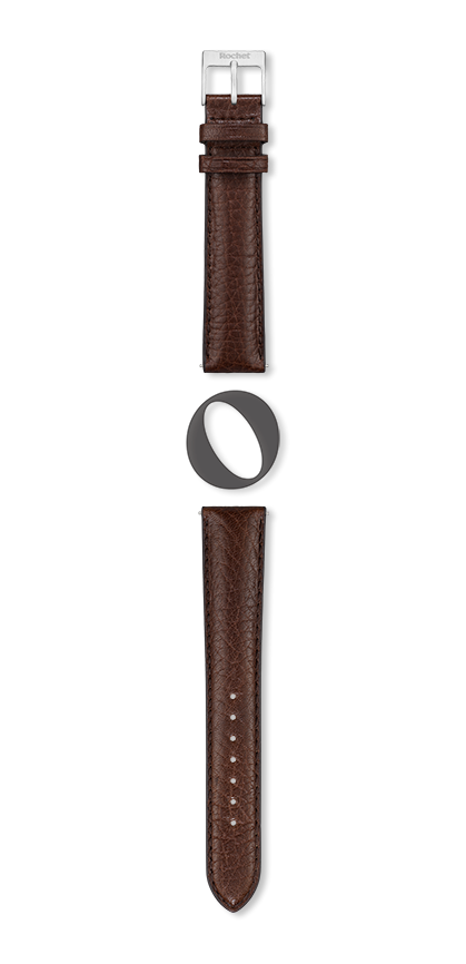 Bracelet montre TEXAS (Marron, Vison, 18/16, 115/80, Homme) - Photo 2