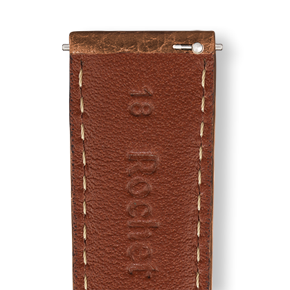 Bracelet montre TEXAS (Marron, Cognac, 18/16, 115/80, Homme) - Photo 3