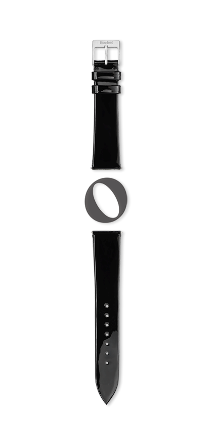 Bracelet montre NAILY (Noir, Noir, 14/12, 110/70, Femme) - Photo 2