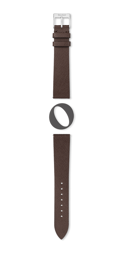 Bracelet montre ROMA (Marron, Vison, 16/14, 110/70, Femme) - Photo 2