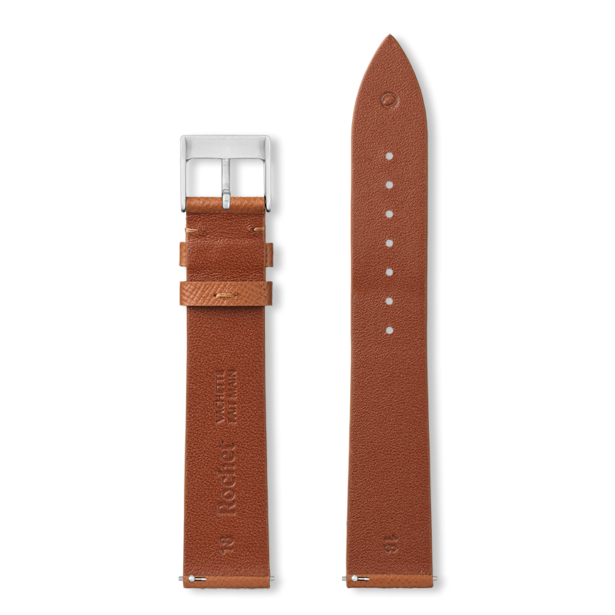 Bracelet montre ROMA (Marron, Cognac, 16/14, 110/70, Femme) - Photo 5