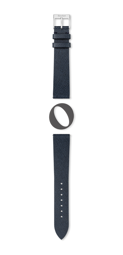 Bracelet montre ROMA (Bleu, Marine, 16/14, 110/70, Femme) - Photo 2