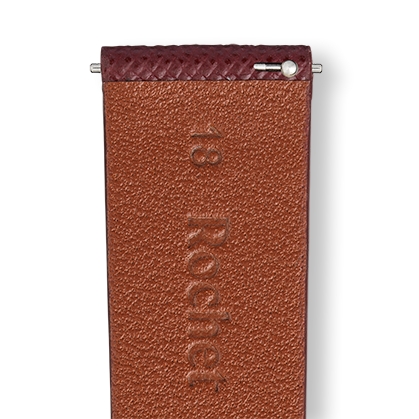 Bracelet montre ROMA (Rouge, Bordeaux, 16/14, 110/70, Femme) - Photo 3