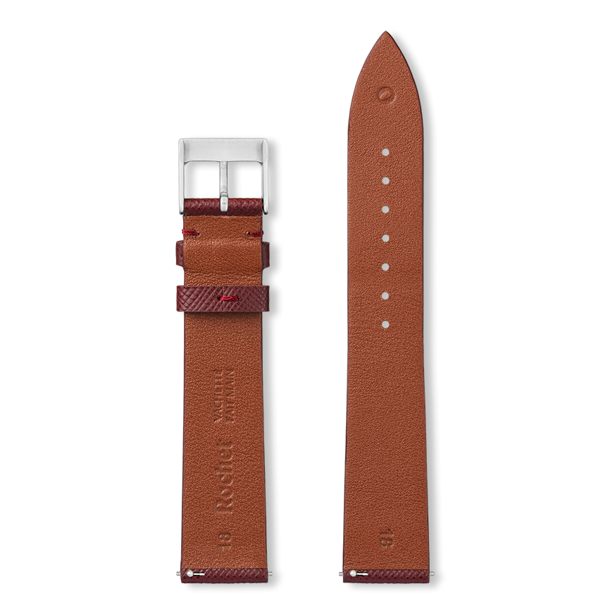 Bracelet montre ROMA (Rouge, Bordeaux, 16/14, 110/70, Femme) - Photo 5