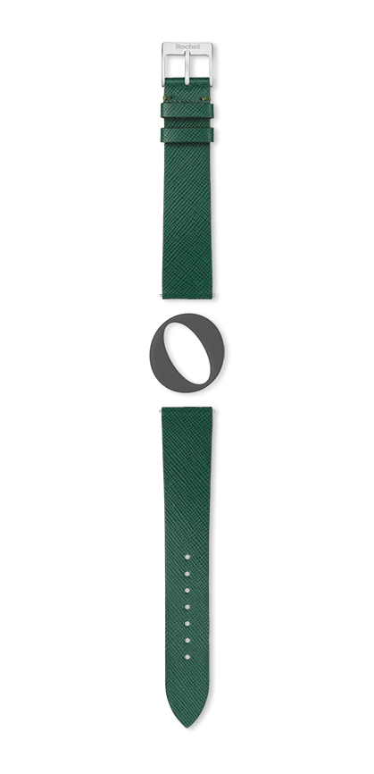 Bracelet montre ROMA (Vert, Vert empire, 16/14, 110/70, Femme) - Photo 2