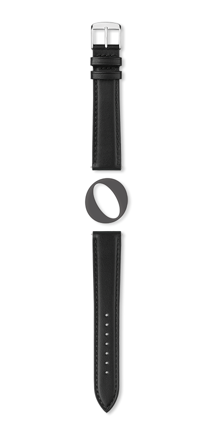 Bracelet montre MIAMI (Noir, Noir, 10/08, 110/70, Femme) - Photo 2