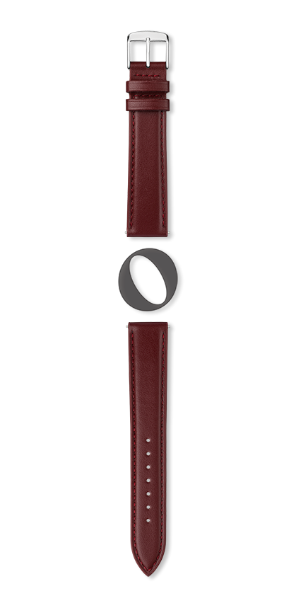 Bracelet montre MIAMI (Rouge, Bordeaux, 12/10, 110/70, Femme) - Photo 2
