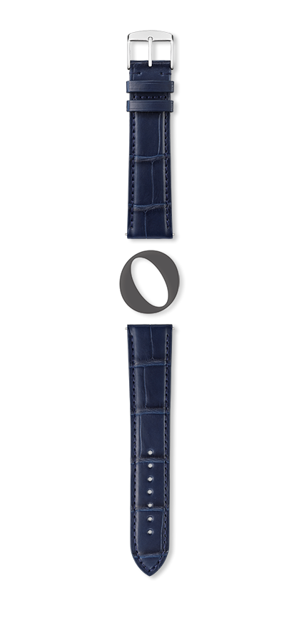 Bracelet montre ORLANDO (Bleu, Marine, 18/16, 115/80) - Photo 2
