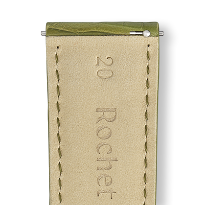 Bracelet montre ORLANDO (Vert, Kaki clair, 18/16, 115/80) - Photo 3
