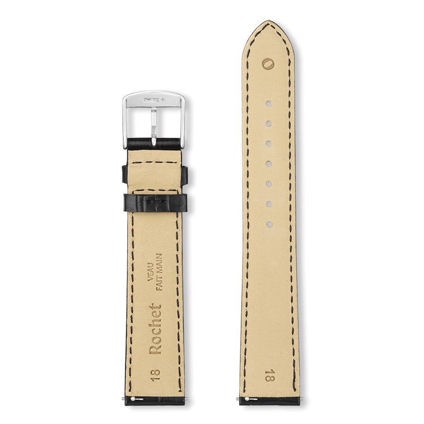 Bracelet montre CHARLESTON XL (Noir, Noir, 14/12, 120/80, Femme) - Photo 5